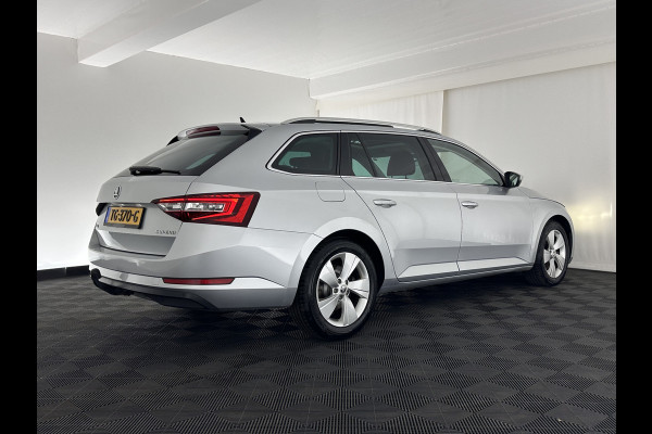 Škoda Superb Combi 1.6 TDI Clever Edition (INCL-BTW) Aut. *PANO | BI-XENON | MEMORY-PACK | NAVI-FULLMAP | HEATED-COMFORTSEATS | ECC | PRIVACY-GLASS | PARKPILOT | SHIFT-PADDLES | AMUNDSEN-AUDIO | CRUISE | TOWBAR | 17''ALU*