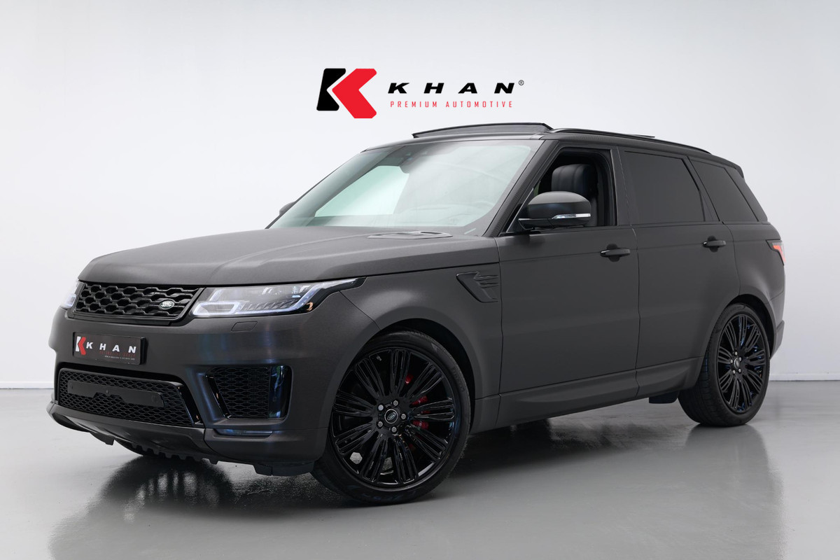 Land Rover Range Rover Sport P400e HSE Dynamic Stealth |Pano|HeadUp|Luchtvering|Koelkast|360| Land Rover Range Rover Sport P400e HSE Dynamic Stealth |Pano|HeadUp|Luchtvering|Koelkast|360|