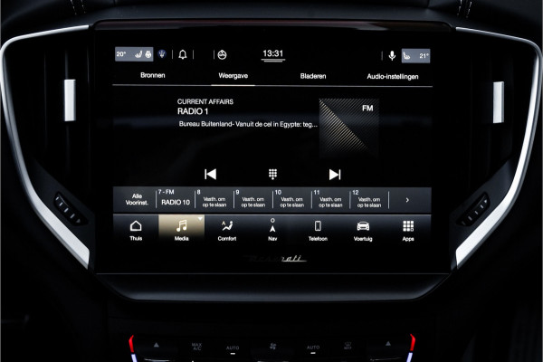 Maserati Ghibli 3.0 V6 Modena SQ4 430PK H/K Schuifdak Stoelventilatie 21"