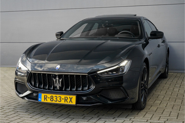 Maserati Ghibli 3.0 V6 Modena SQ4 430PK H/K Schuifdak Stoelventilatie 21"