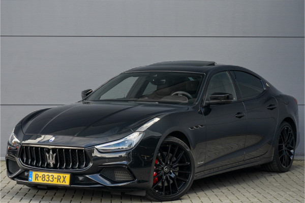 Maserati Ghibli 3.0 V6 Modena SQ4 430PK H/K Schuifdak Stoelventilatie 21"