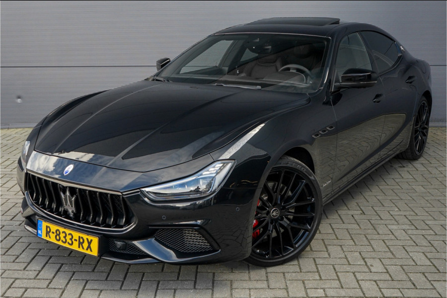 Maserati Ghibli 3.0 V6 Modena SQ4 430PK H/K Schuifdak Stoelventilatie 21"