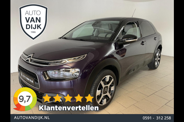Citroën C4 Cactus 1.2 Shine 110PK AUTOMAAT AIRCO CLIMA NAVI CRUISE PANO LEER STOELVERW PDC CAM 1STE EIG NIEUWSTAAT