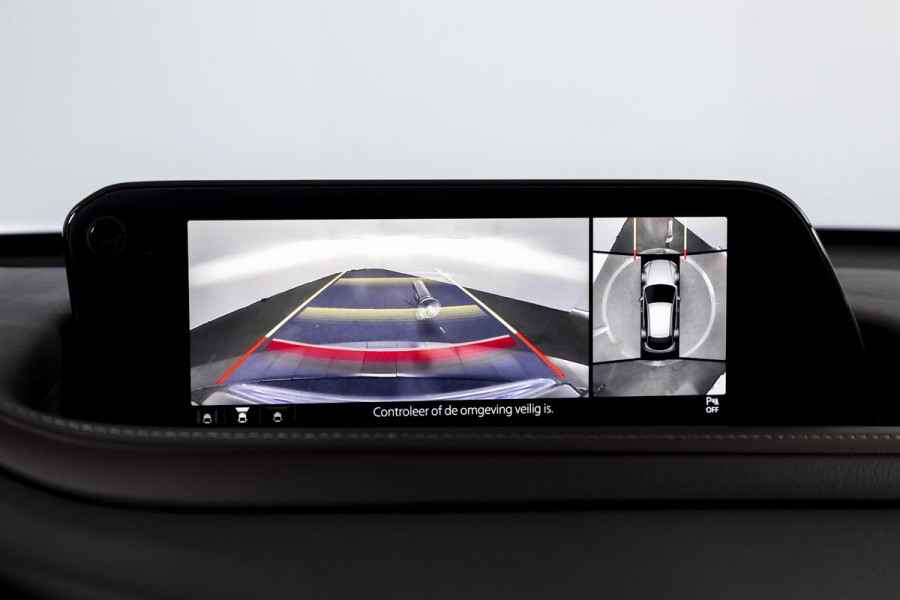 Mazda CX-30 2.0 e-SkyActiv-X M Hybrid 180 PK Luxury | S/K-Dak | Adapt. Cruise | Stoel-+Stuurverw. | PDC | 360 Camera | NAV + App. Connect | ECC | Bose | Elek. Klep | LM 18" |