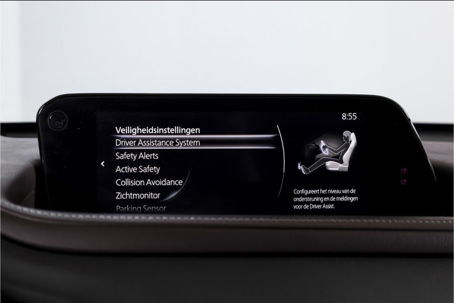 Mazda CX-30 2.0 e-SkyActiv-X M Hybrid 180 PK Luxury | S/K-Dak | Adapt. Cruise | Stoel-+Stuurverw. | PDC | 360 Camera | NAV + App. Connect | ECC | Bose | Elek. Klep | LM 18" |