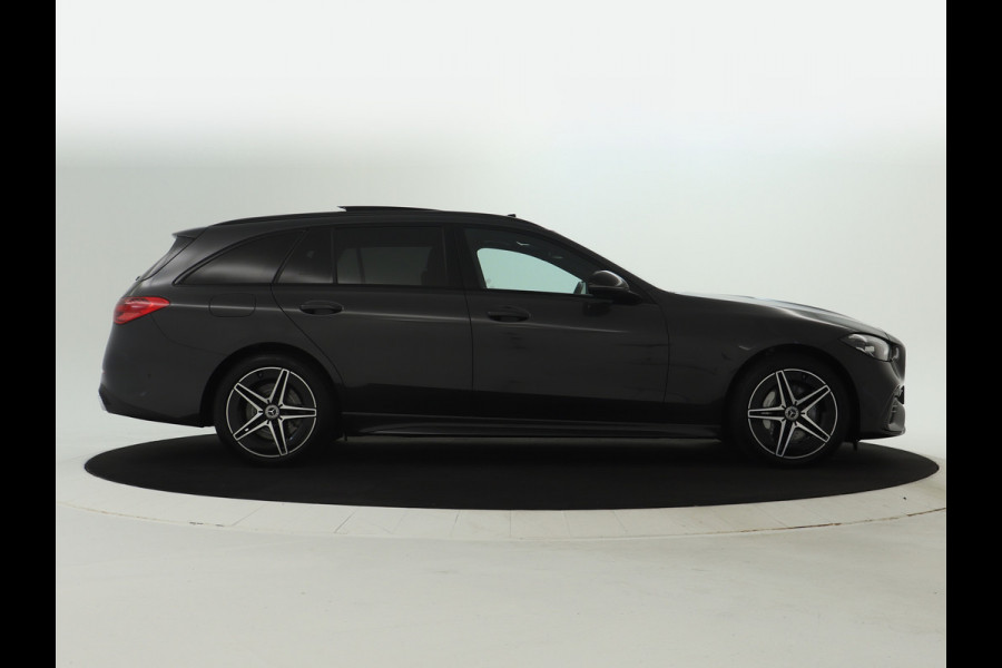 Mercedes-Benz C-Klasse Estate 300 e AMG Line AMG Line | Night Pakket | Trekhaak | Panorama Schuif-Kanteldak | Inclusief 24 maanden MB Certified garantie voor Europa.