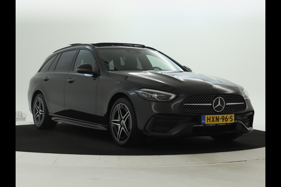 Mercedes-Benz C-Klasse Estate 300 e AMG Line AMG Line | Night Pakket | Trekhaak | Panorama Schuif-Kanteldak | Inclusief 24 maanden MB Certified garantie voor Europa.