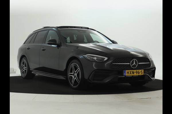 Mercedes-Benz C-Klasse Estate 300 e AMG Line AMG Line | Night Pakket | Trekhaak | Panorama Schuif-Kanteldak | Inclusief 24 maanden MB Certified garantie voor Europa.