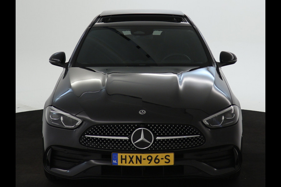 Mercedes-Benz C-Klasse Estate 300 e AMG Line AMG Line | Night Pakket | Trekhaak | Panorama Schuif-Kanteldak | Inclusief 24 maanden MB Certified garantie voor Europa.