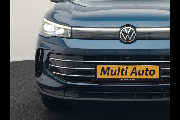 Volkswagen Tiguan 1.5 eHybrid Elegance Plug In Hybrid 204pk Dealer O.H PHEV | Trekhaak Af Fabriek | Adaptive Cruise | 360 Camera | IQ Light | Lederen Sportstoelen Massage & Memory | Virtual | Keyless | Lane Assist | Verwarmde Stuur & Stoel | Apple Carplay |