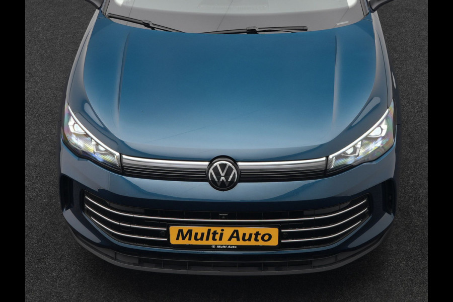 Volkswagen Tiguan 1.5 eHybrid Elegance Plug In Hybrid 204pk Dealer O.H PHEV | Trekhaak Af Fabriek | Adaptive Cruise | 360 Camera | IQ Light | Lederen Sportstoelen Massage & Memory | Virtual | Keyless | Lane Assist | Verwarmde Stuur & Stoel | Apple Carplay |