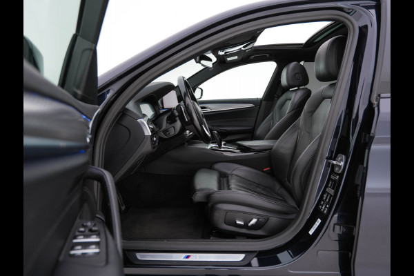 BMW 5 Serie 520d xDrive M-Sport-Pack High Executive (INCL-BTW) Aut. *PANO | LUXURY-LEATHER | FULL-LED | HEAD-UP | DIGI-COCKPIT | NAVI-FULLMAP | TOP-VIEW | MEMORY-PACK | ECC | AMBIENT-LIGHT | PDC | CRUISE | SHIFT-PADDLES | TOWBAR  | 20''ALU*
