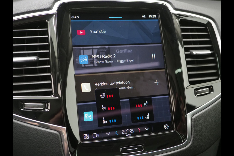 Volvo XC90 2.0 T8 Recharge AWD Ultimate 7P Long Range | Panoramadak | Pilot Assist | Harman/Kardon | 360 | Head Up | Keyless