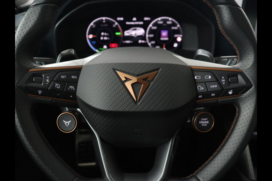 CUPRA Leon 1.4 e-Hybrid VZ | 245pk | Leder | Stoel & stuurverwarming | Adaptive cruise | Memory | Camera | Sfeerverlichting | Keyless | Full LED | PHEV