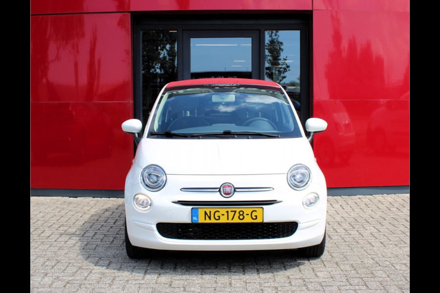 Fiat 500C 1.2 Popstar Cabrio | 15" Alu Velgen | USB/Aux aansluiting | Stuurwielbediening Alarm systeem