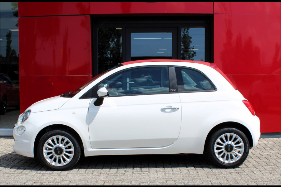 Fiat 500C 1.2 Popstar Cabrio | 15" Alu Velgen | USB/Aux aansluiting | Stuurwielbediening Alarm systeem