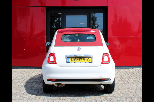 Fiat 500C 1.2 Popstar Cabrio | 15" Alu Velgen | USB/Aux aansluiting | Stuurwielbediening Alarm systeem