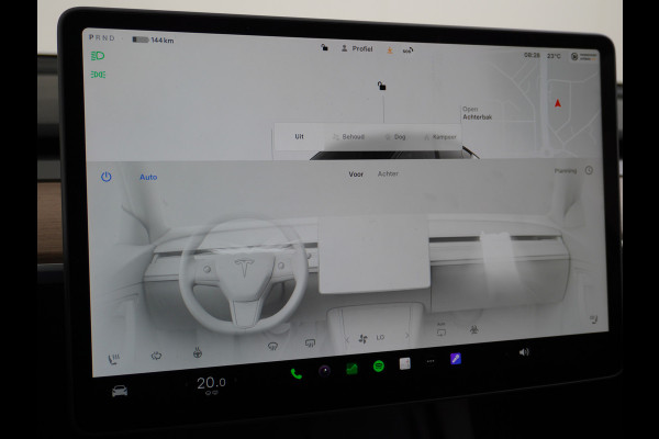 Tesla Model Y Long Range AWD 75kWh Warmtepomp Lmv 20" Autopilot FSD-Computer 3 Leder Panoramadak Elektr.Stuur+Stoel+Verwarmd Navi Ecc Premium  Camera's Elektr.AchterKlep Parkeer Assistent Sentry-Mode Privacyglas Bluetooth Dodehoek detector Connected services AMD-Ryzen Processor™ 1.600kg Trekvermogen Origineel Nederlandse Auto Garantie op Accu en Motor tot 24-03-2030 max. 192.000km