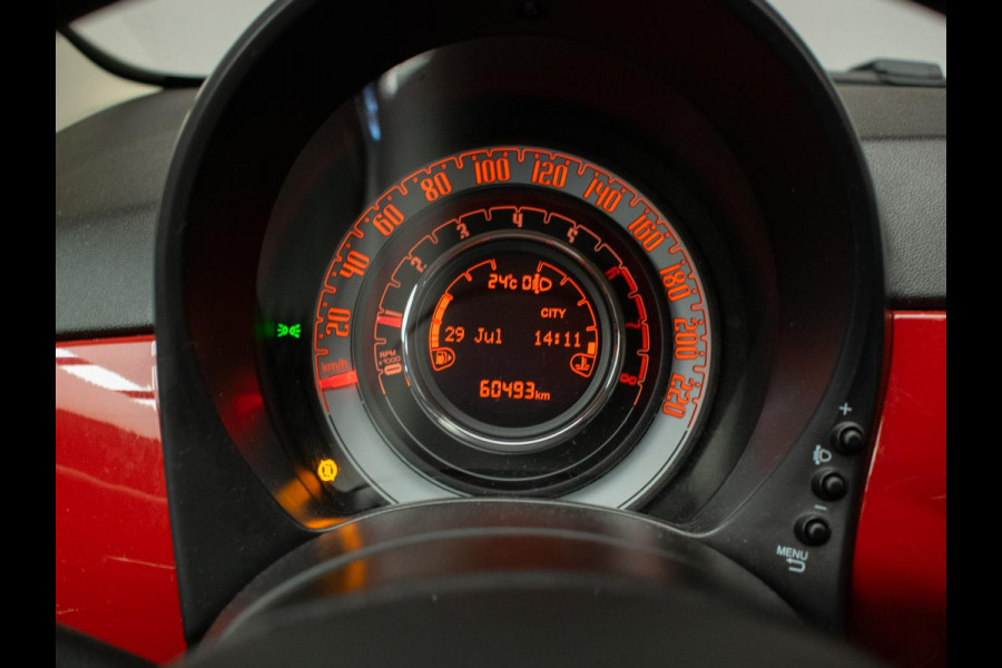Fiat 500 1.2 Popstar Sport (4 CILINDER,NAVI,BLUETOOTH,LM VELGEN,ELECTRISCH PAKKET,SPORTSTOELEN,NIEUWE APK,NETTESTAAT)