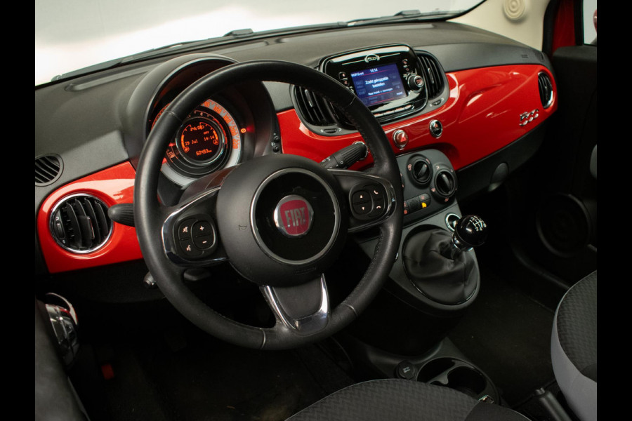 Fiat 500 1.2 Popstar Sport (4 CILINDER,NAVI,BLUETOOTH,LM VELGEN,ELECTRISCH PAKKET,SPORTSTOELEN,NIEUWE APK,NETTESTAAT)
