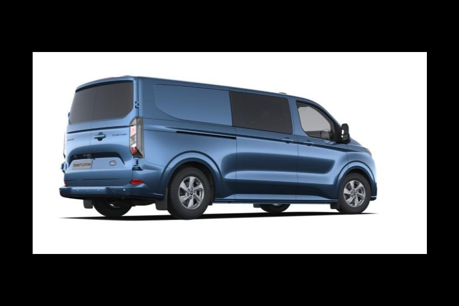 Ford Transit Custom 320 2.5 PHEV L2H1 Limited DC 233pk | | Dubbele Cabine |Dubbele zijschuifdeur | 12-weg verstel- en verwarmbare AGR Stoelen | Inklapbare trekhaak | 17 inch lichtmetalen velgen | Driver Assistance Pack Premium  | Verwarmbaar stuurwiel | Bekleding zijwand en achterdeuren (volledig) |  | PRIJS EX. BTW INCL. BPM