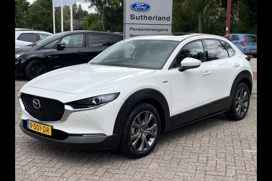 Mazda CX-30 2.0 e-SkyActiv-X M Hybrid 100th Anniversary Ed. 180 Pk | VOL! | Schuif/Kantel dak | Adaptive Cruise Control | Lederen Bekleding | Elek. Achterklep | Bose Audio