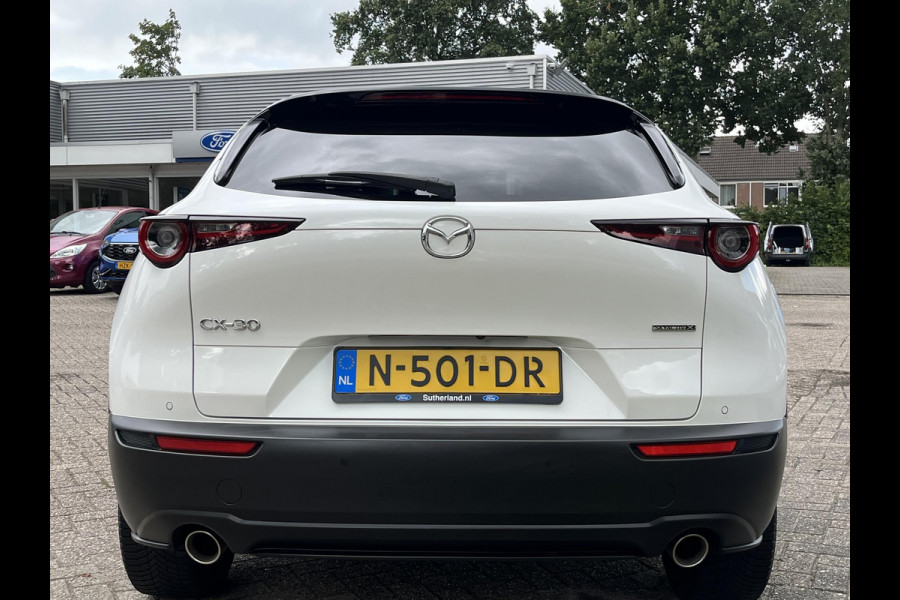 Mazda CX-30 2.0 e-SkyActiv-X M Hybrid 100th Anniversary Ed. 180 Pk | VOL! | Schuif/Kantel dak | Adaptive Cruise Control | Lederen Bekleding | Elek. Achterklep | Bose Audio
