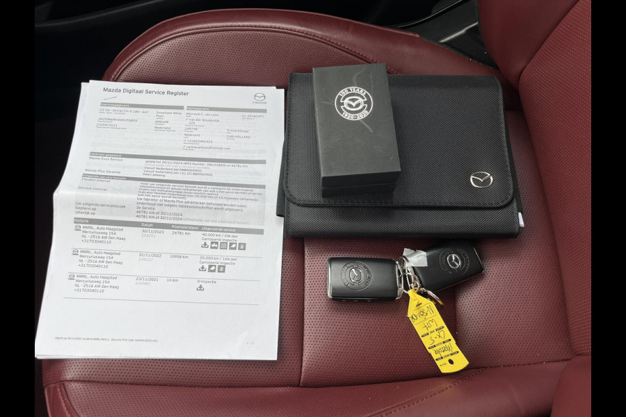 Mazda CX-30 2.0 e-SkyActiv-X M Hybrid 100th Anniversary Ed. 180 Pk | VOL! | Schuif/Kantel dak | Adaptive Cruise Control | Lederen Bekleding | Elek. Achterklep | Bose Audio