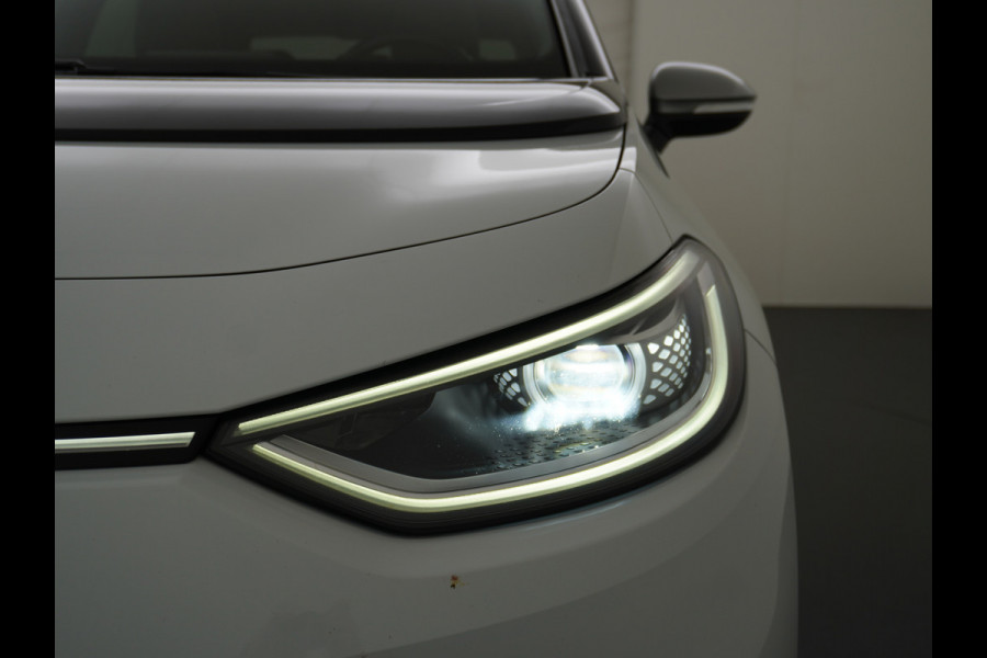 Volkswagen ID.3 58kWh 204PK First Navi Adapt.Cruise Control Pdc Apple Carplay Android Navi Ecc Led Stoel-Stuurverwarming DAB Keyless Advanced Lmv Bluetooth Regensensor Rijstrooksensor Verkeersbord detectie Mirrorlink Grootste accu Garantie op accu t/m 02-12-2028