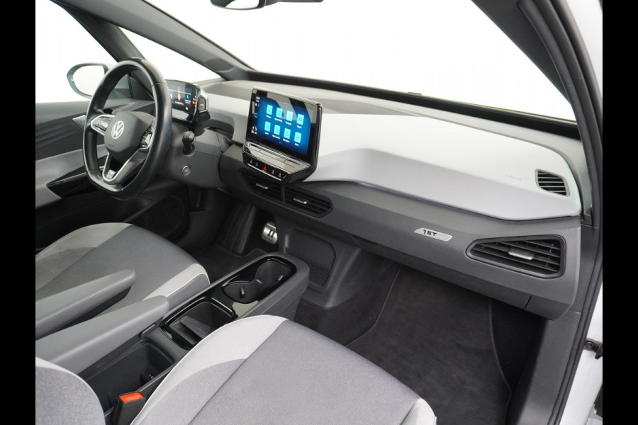 Volkswagen ID.3 58kWh 204PK First Navi Adapt.Cruise Control Pdc Apple Carplay Android Navi Ecc Led Stoel-Stuurverwarming DAB Keyless Advanced Lmv Bluetooth Regensensor Rijstrooksensor Verkeersbord detectie Mirrorlink Grootste accu Garantie op accu t/m 02-12-2028