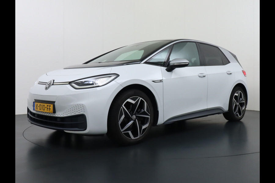 Volkswagen ID.3 58kWh 204PK First Navi Adapt.Cruise Control Pdc Apple Carplay Android Navi Ecc Led Stoel-Stuurverwarming DAB Keyless Advanced Lmv Bluetooth Regensensor Rijstrooksensor Verkeersbord detectie Mirrorlink Grootste accu Garantie op accu t/m 02-12-2028