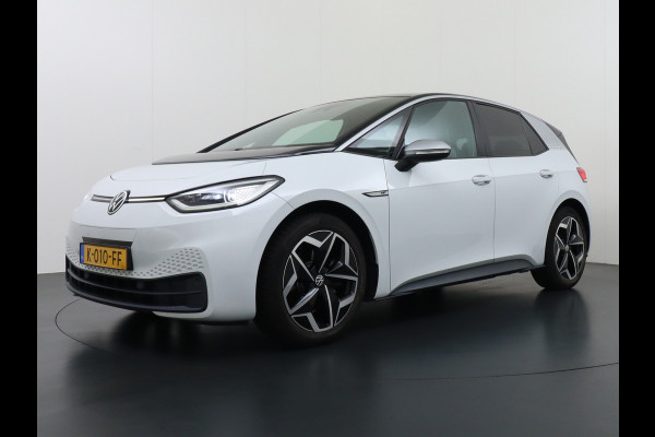 Volkswagen ID.3 58kWh 204PK First Navi Adapt.Cruise Control Pdc Apple Carplay Android Navi Ecc Led Stoel-Stuurverwarming DAB Keyless Advanced Lmv Bluetooth Regensensor Rijstrooksensor Verkeersbord detectie Mirrorlink Grootste accu Garantie op accu t/m 02-12-2028