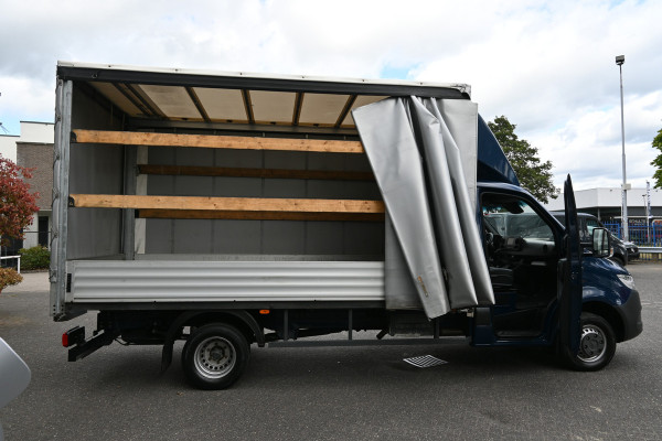 Mercedes-Benz Sprinter 516 CDI L3 Bakwagen Huifzeil MBUX navigatie, Geveerde stoel, Trekhaak