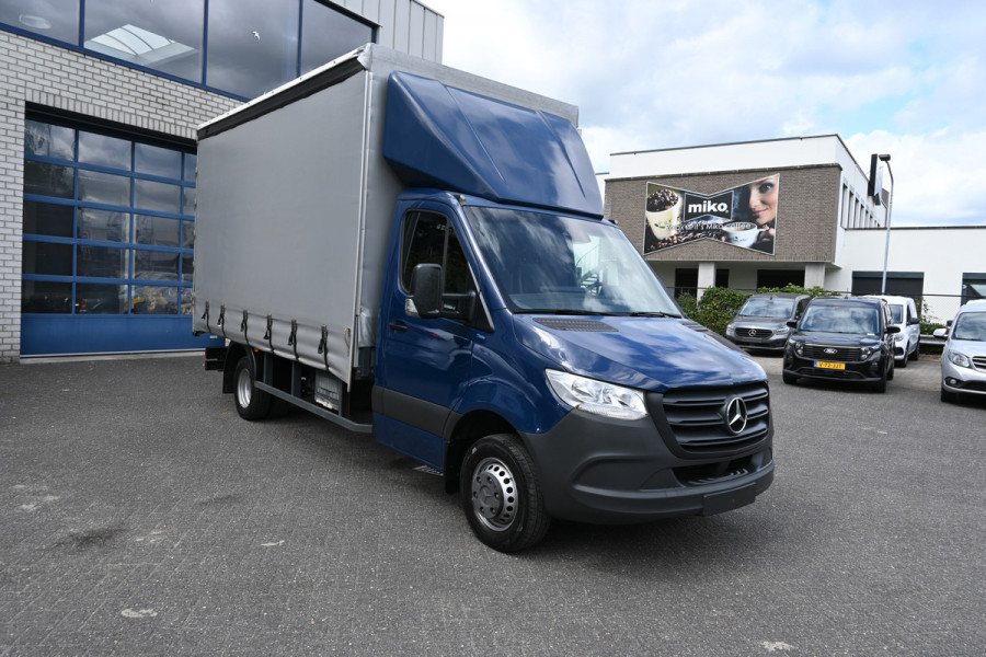 Mercedes-Benz Sprinter 516 CDI L3 Bakwagen Huifzeil MBUX navigatie, Geveerde stoel, Trekhaak