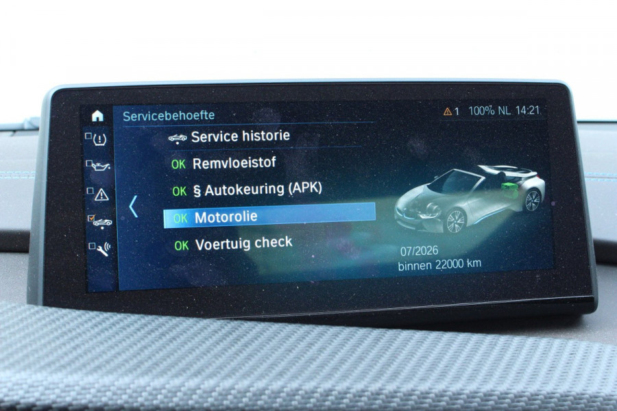 BMW i8 Roadster 1.5 375pk NAP HUD DAB LEDER CAMERA NAV BT '19