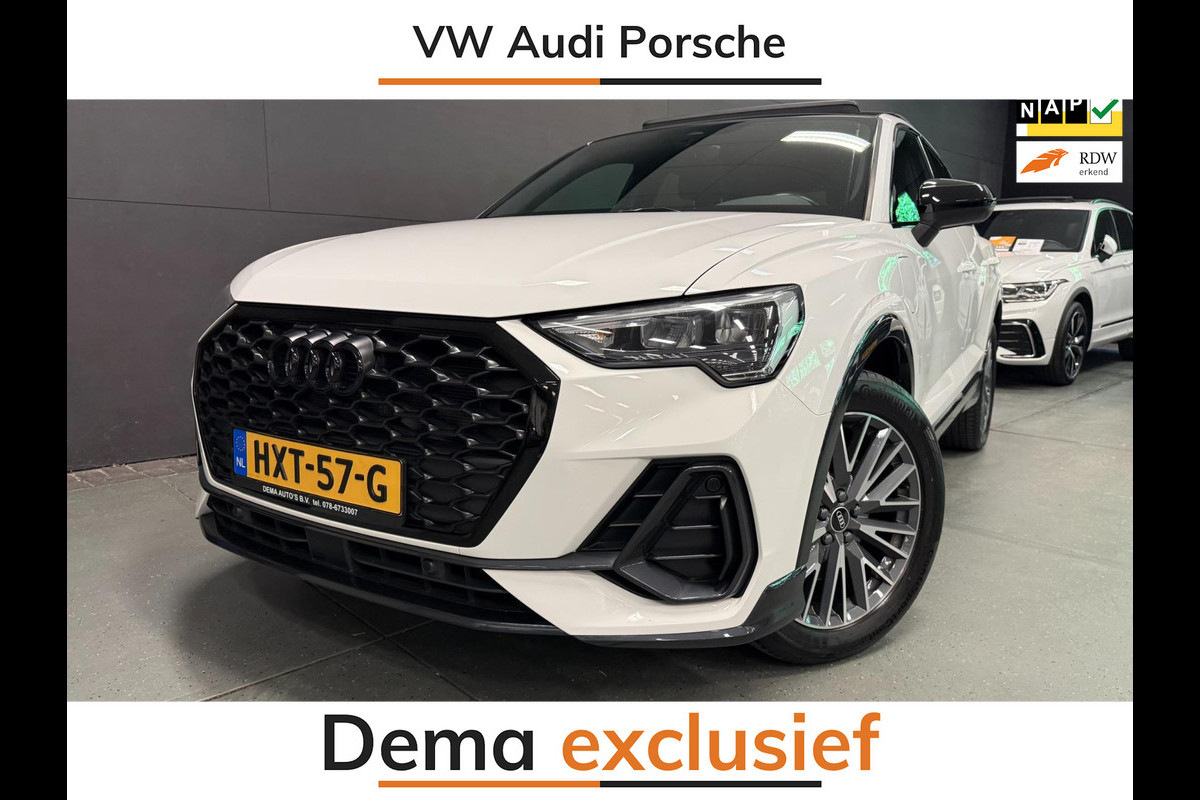 Audi Q3 Sportback 45 TFSI e 2X S-LINE BLACKLINE PANO/NAVI/DAB/LED/ECC/PDC/CRUISE/// Audi Q3 Sportback 45 TFSI e 2X S-LINE BLACKLINE PANO/NAVI/DAB/LED/ECC/PDC/CRUISE///