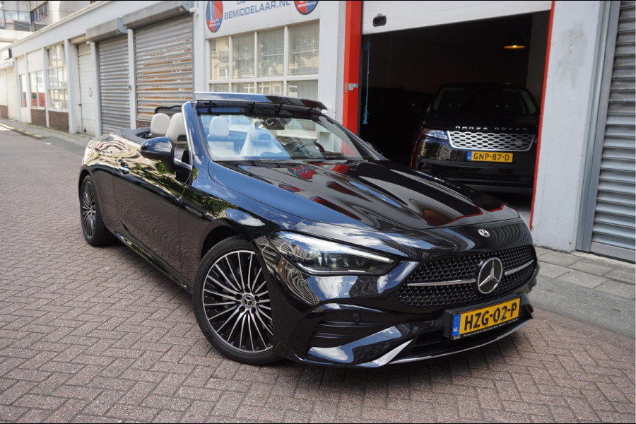 Mercedes-Benz CLE Cabriolet 200 AMG Line | Burmester | Sfeerverlichting | Stoelmassage + ventilatie + verwarming | Nekverwarming | Adaptieve cruise | Lane departure | Apple Carplay | Keyless