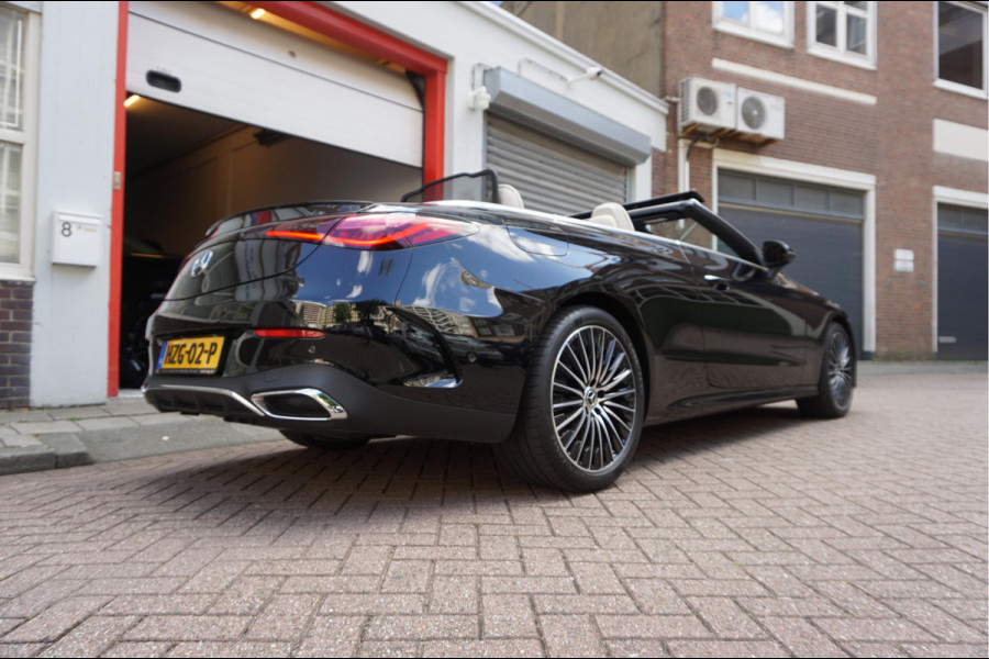 Mercedes-Benz CLE Cabriolet 200 AMG Line | Burmester | Sfeerverlichting | Stoelmassage + ventilatie + verwarming | Nekverwarming | Adaptieve cruise | Lane departure | Apple Carplay | Keyless