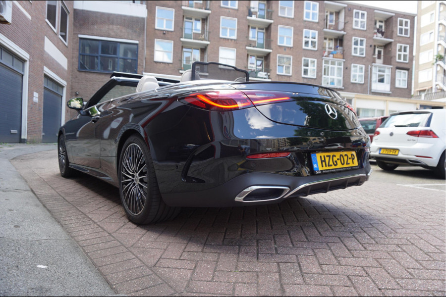 Mercedes-Benz CLE Cabriolet 200 AMG Line | Burmester | Sfeerverlichting | Stoelmassage + ventilatie + verwarming | Nekverwarming | Adaptieve cruise | Lane departure | Apple Carplay | Keyless