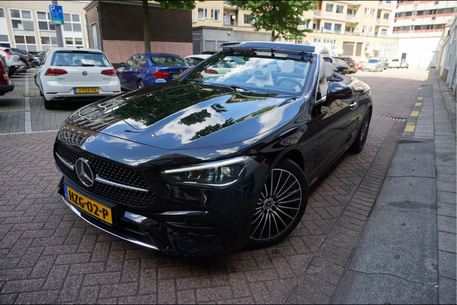 Mercedes-Benz CLE Cabriolet 200 AMG Line | Burmester | Sfeerverlichting | Stoelmassage + ventilatie + verwarming | Nekverwarming | Adaptieve cruise | Lane departure | Apple Carplay | Keyless