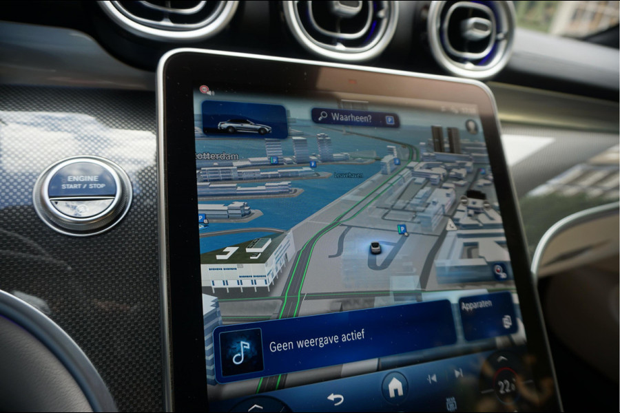 Mercedes-Benz CLE Cabriolet 200 AMG Line | Burmester | Sfeerverlichting | Stoelmassage + ventilatie + verwarming | Nekverwarming | Adaptieve cruise | Lane departure | Apple Carplay | Keyless