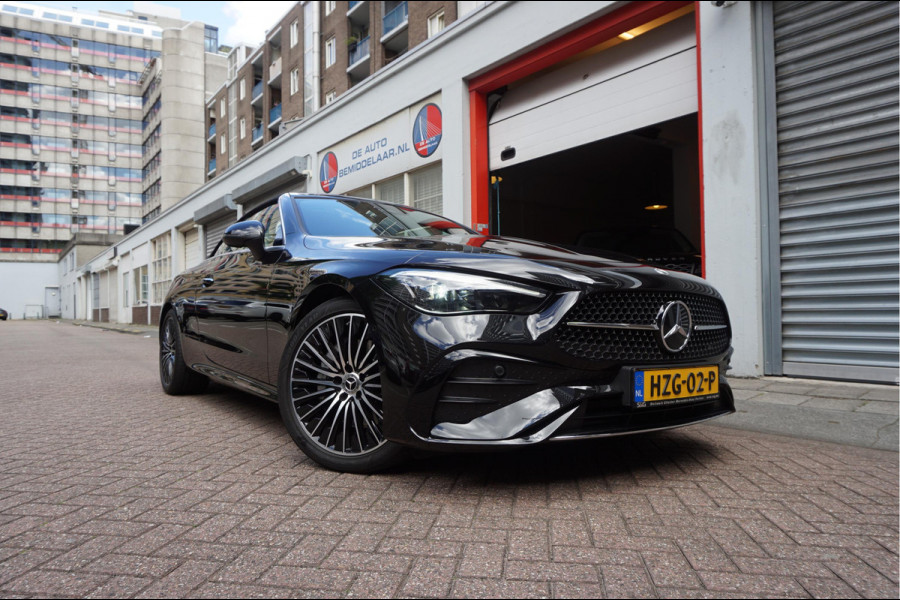Mercedes-Benz CLE Cabriolet 200 AMG Line | Burmester | Sfeerverlichting | Stoelmassage + ventilatie + verwarming | Nekverwarming | Adaptieve cruise | Lane departure | Apple Carplay | Keyless
