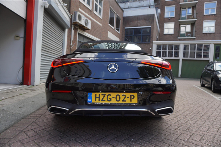 Mercedes-Benz CLE Cabriolet 200 AMG Line | Burmester | Sfeerverlichting | Stoelmassage + ventilatie + verwarming | Nekverwarming | Adaptieve cruise | Lane departure | Apple Carplay | Keyless