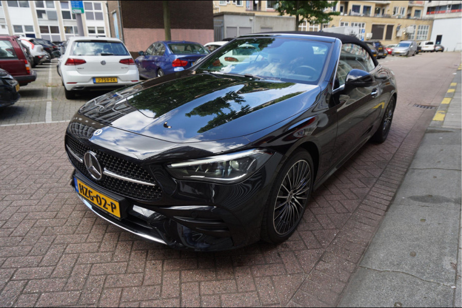 Mercedes-Benz CLE Cabriolet 200 AMG Line | Burmester | Sfeerverlichting | Stoelmassage + ventilatie + verwarming | Nekverwarming | Adaptieve cruise | Lane departure | Apple Carplay | Keyless