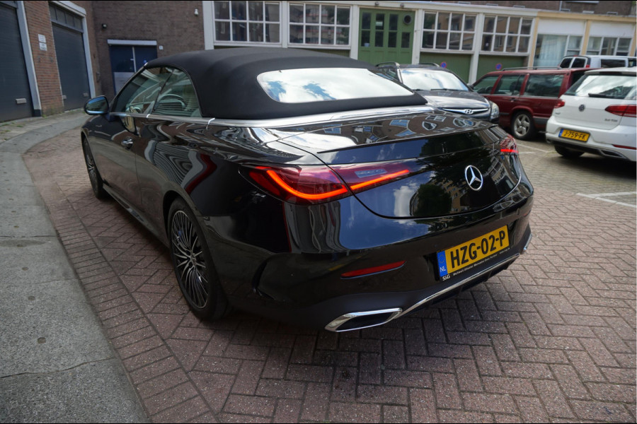 Mercedes-Benz CLE Cabriolet 200 AMG Line | Burmester | Sfeerverlichting | Stoelmassage + ventilatie + verwarming | Nekverwarming | Adaptieve cruise | Lane departure | Apple Carplay | Keyless