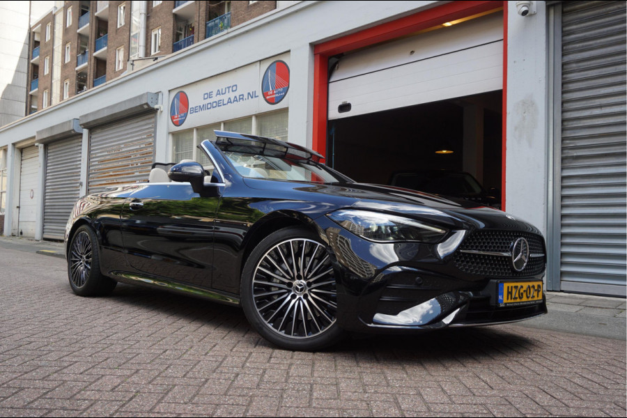Mercedes-Benz CLE Cabriolet 200 AMG Line | Burmester | Sfeerverlichting | Stoelmassage + ventilatie + verwarming | Nekverwarming | Adaptieve cruise | Lane departure | Apple Carplay | Keyless