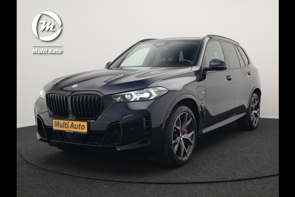 BMW X5 xDrive50e M Sport Plug In Hybrid 490pk Dealer O.H PHEV | Head Up | 360 Camera | Adaptive Cruise | Individual Lederen Comfortstoelen Memory & Verwarmd | Apple Carplay | Widescreen Navigatie | Carbon Interieur | Luchtvering | Front Assist |