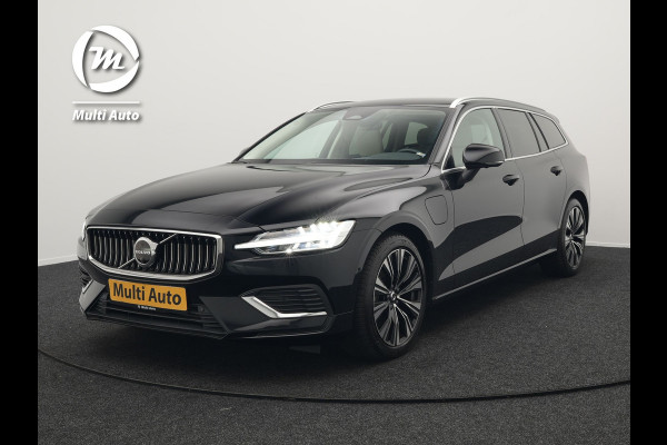Volvo V60 T8 AWD Plus Bright Long Range Plug in In Hybrid 456pk Dealer O.H Adaptive Cruise | 360 Camera | Google assistant | Harman Kardon | Lederen Sportstoelen Memory & Verwarmd | Virtual | Google Maps | Navigatie | Pilot Assist | Apple Carplay | Keyless | DAB |