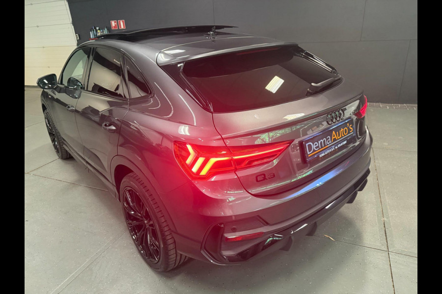 Audi Q3 Sportback 45 TFSI e 3X S-LINE BLACKLINE 20'' PANO/STOEL-M/V-COCKPIT/SONOS/CAM/DAB/CARPLAY/LED///