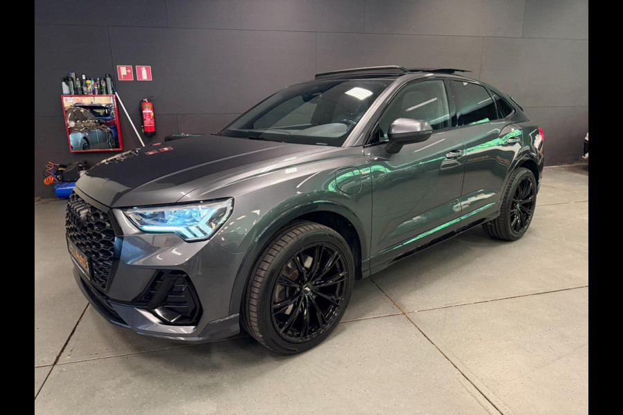 Audi Q3 Sportback 45 TFSI e 3X S-LINE BLACKLINE 20'' PANO/STOEL-M/V-COCKPIT/SONOS/CAM/DAB/CARPLAY/LED///